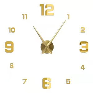 New Modern Design Large Wall Clock 3D DIY Quartz Clocks Fashion Watches Acrylic Mirror Stickers Living Room Home Decor Horloge