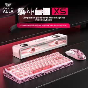 AULA-MOJING | Magnetic Switch Wireless Tri-Mode Gaming Keyboard and Mouse Set