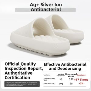 BAIMUQINGCHEN | Antibacterial Slip Resistant Odor Proof Thick Sole Mens Summer Slippers