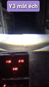 LED Bi Cầu Mini mắt ếch Y3 lắp oto - xe máy Chân H4 Siêu Sáng siêu bền