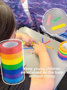 XIONGBUFAN | Educational Time-killing Adhesive Tape Toy for Babies