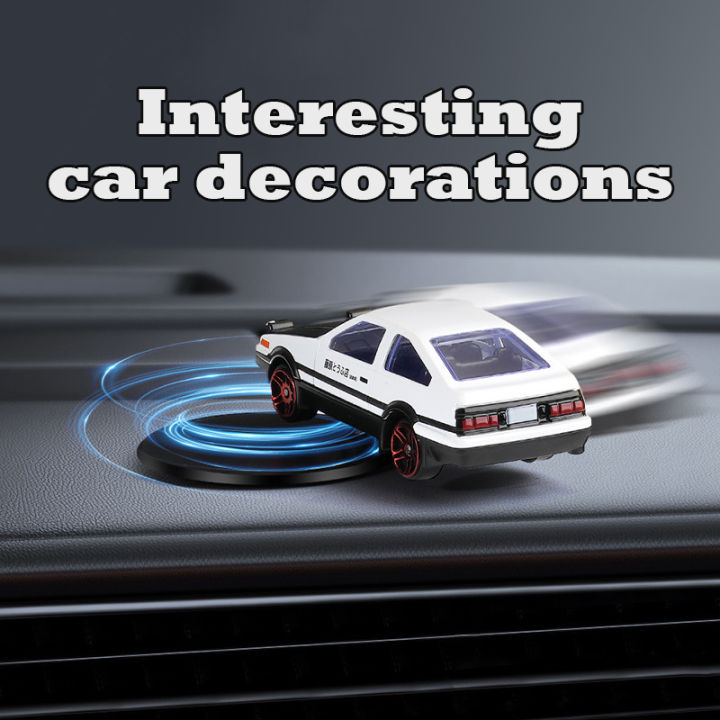NHJGYSDY Rotante Drift Ornamento Drift Tail Swing Mini Simulazione Decorazione Auto Per Interni - 6