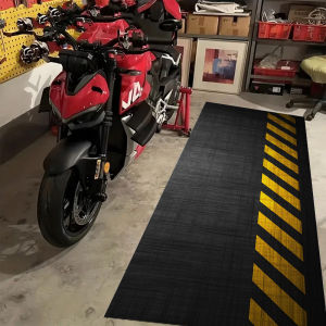 VIKAMA Cool Motorcycle Display Mat Non-Slip And Wear-Resistant Garage Mat Corridor Bedroom Bedside Blanket Home Decoration