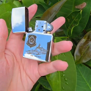 Bật Lửa Zippo Thuyền Chiến MYOKO Bạc Chu Niên 1932- 1985 ( Tặng Đá Bấc) Hột Quẹt Xăng Đá Zippo