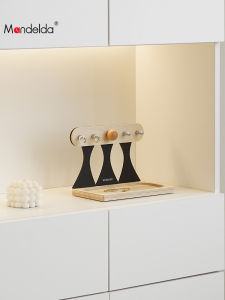 ชั้นวางของแบบพับได้พร้อมจานวางรองรับของตกแต่งสำหรับประตูบ้านสไตล์โมเดิร์น สไตล์เรียบง่าย ชั้นวางของสำหรับใส่รองเท้าและเครื่องประดับ