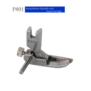 P801 Lockstitch Machine Adjustable Gauge Presser Foot 0.6 2.5CM Stainless Steel Right Side Single Sewing Tool