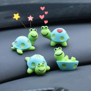 Mini Turtle Car Mounted Central Control Screen Decoration Car Dashboard Electronic Display Screen Ornaments Decor Accessories