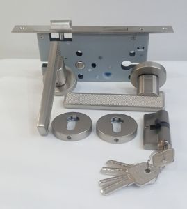 Handle Roses DELILE Kunci Pintu Kamar Dapur Gudang Kantor Set Lengkap ZM5205/ZM639 MSN