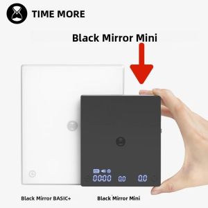 Cân Điện Tử Pha Cà Phê TIMEMORE Black Mirror Mini Pour Over Espresso Với Chức Năng Đo Tốc Độ Dòng Chảy Và Tấm Cách Nhiệt