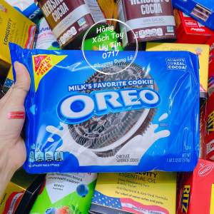 (1 Bịch 513g) Bánh quy Oreo nhân kem milks favorite cookie hàng chuẩn Mỹ chocolate sandwich cookies
