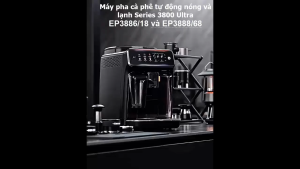 Máy pha cà phê tự động nóng và lạnh chuyên nghiệp Espresso Americano Iced Coffee Capuccino Cafe Latte Iced Latte thương hiệu Philips EP3888 Series 3800 Ultra - BH 2 NĂM
