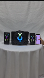 KISONLI 2.1 Strong Bass House Speaker System Bluetooth Wireless Aux TM-1000U