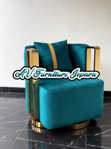 Kursi Sofa Putar Stainless Premium Modern