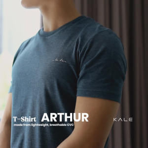 Kale Arthur T-shirt Cotton Viscose Asian Fit | Orange