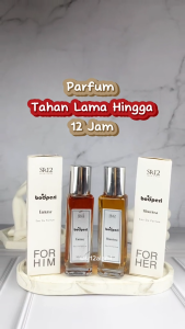 Booperi Parfum SR12 30ml - Parfum Tahan Lama / Eau De Parfum Booperi SR12 Wangi Tahan Lama Hingga 12 Jam / Parfum SR12 Pria & Wanita
