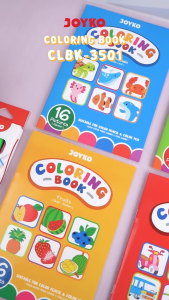 JOYKO Buku Anak TK dan PAUD Mewarnai Isi 8 Lembar Coloring Book CLBK-3501