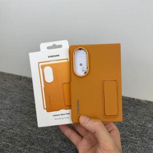 Samsung | Samsung Galaxy Fold8 Fold8 Ultra Stand Phone Case Matte Skin Feel Silicone Cover Kickstand Foldable Phone Shell For Fold 8 Ultra