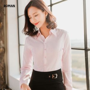 Boman | Formal Work Shirt Long Sleeve V-neck