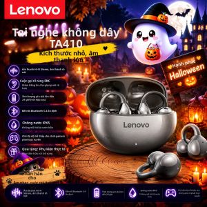 Lenovo | Lenovo TA410 Halloween Tai Nghe Không Dây Bluetooth 5.3 Giảm Tiếng Ồn Âm Thanh Nổi Tai Nghe Chơi Game Có Độ Trễ Thấp Có Mic Ows Clip On