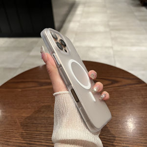 UMJ MagSafe Wireless Charging Phone Case for iPhone 16 pro Max Matte Frosted Simple Skin-Like Protection Men Women