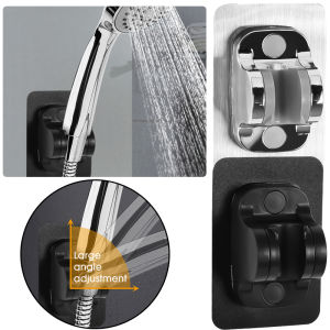 Suction Cup Shower Holder Adjustable Shower Head Holder Nozzle Handheld Holder Punch-Free 90 Degree Rotation Shower Bracket