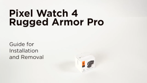 Spigen Google Pixel Watch 4 Case (45mm) Rugged Armor Pro with Charger Stand Watch Band Watch Strap