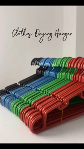 Household Drying Hanger Adult Clothes Hanger Non-slip Anti-skid Shoulder (12pcs/bundle)