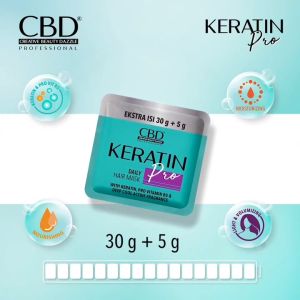 CBD Professional Keratin Pro Hair Mask 500gr 250gr || Hair Mask || Masker Rambut CBD KeratinPro