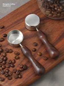 MONGDIO | Muỗng Đo Cà Phê Inox Tay Gỗ Walnut
