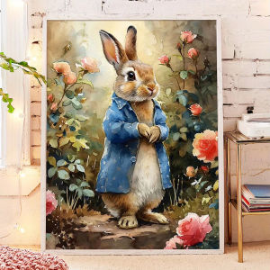 Jigsaw Puzzle for Adults 500/1000/1200/2000PCS Rabbit Animal Artwork Mindful Game Stress Relief Decor Gift Frameless