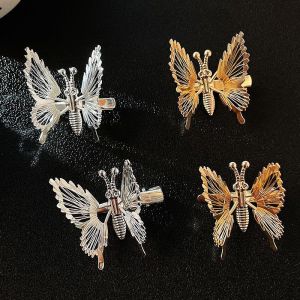 Moving Butterfly Hair Clip Hairpin Online Influencer Headdress Cute Japanese Style Summer Side Head Clip Fringe Clip Fairy Style Headdress