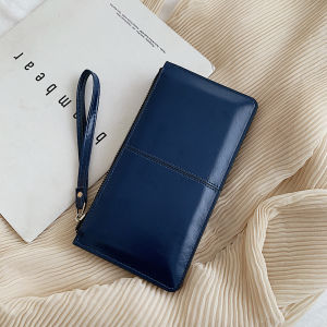 2026 New Korean Style Long Womens Wallet Zipper Money Clip Large Capacity Handheld Bag Mobile Phone Bag Card Holder