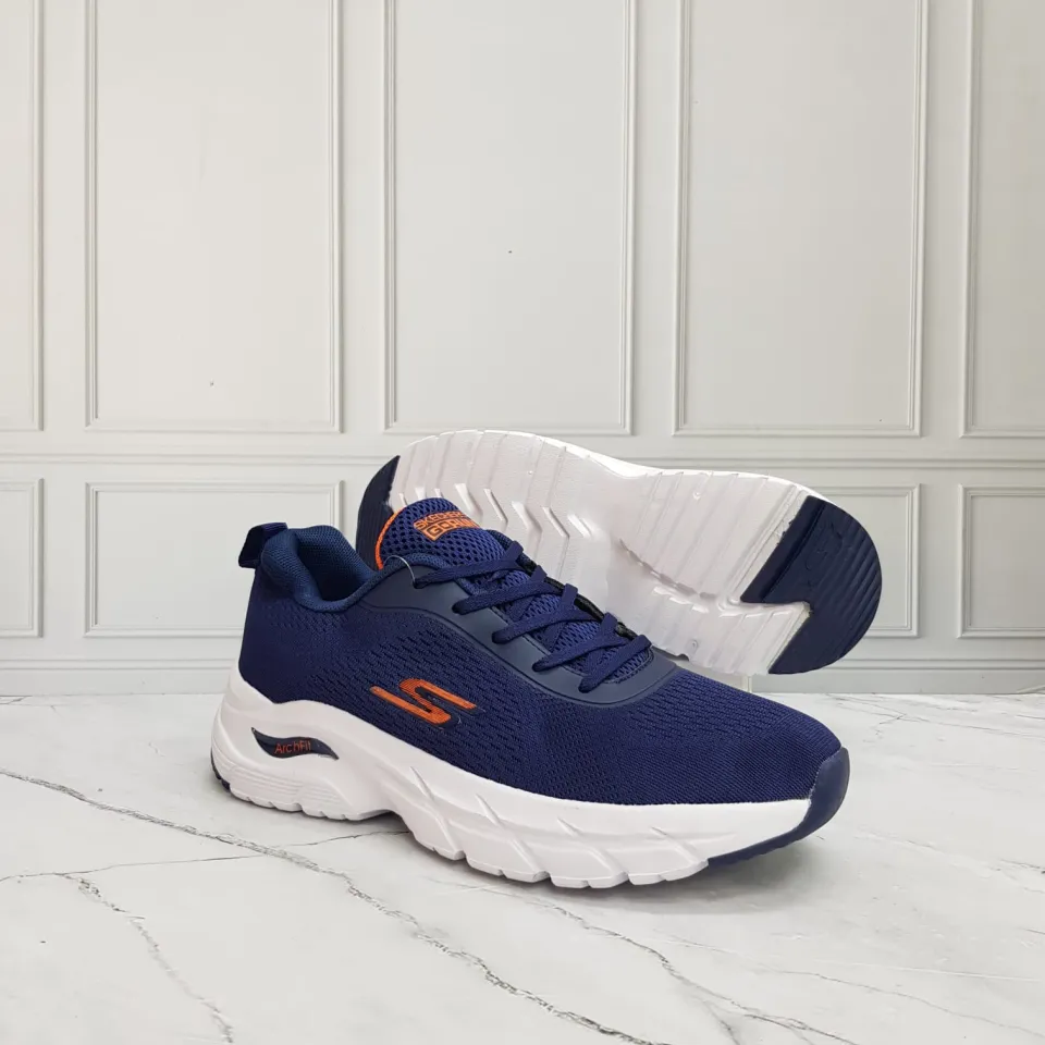 sepatu Skechers pria arch fit Runner sneakers pria sepatu olahraga