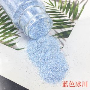 Sea Salt Bright Crystal Powder Flow Linen Material Epoxy Nail Shimmering Powder Glitter Powder Fine Glitter Nail Magic Color Glittering Powder 12 Colors