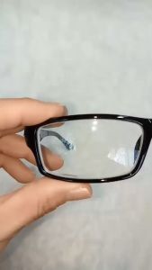 FREE CASE - Kacamata Minus Rabun Jauh -0.50 SAMPAI -4.00 - UNTUK PRIA DAN WANITA Model Unik Kekinian FRAME HITAM LENSA BENING - LENSA MINUS MURAH TERKINI TERBARU