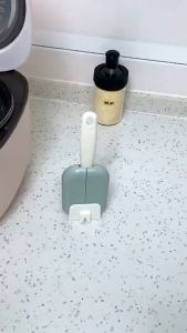 [MHS] Sendok Nasi Otomatis Centong Ajaib Dengan Penutup Cover Buka Tutup