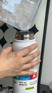 Termos Sport Tumbler Minum 1000ML Botol Minum Aesthetic Botol Air Minum Tahan Panas Dingin 317