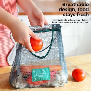 MEISITEKEKE | Wall-mounted Breathable Storage Bag for Vegetables and Fruits