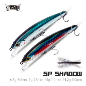 Kingdom Suspending Fishing Lure Minnow Bait 80mm 95mm 110mm Jerkbait Wobblers Swimbait Hard Artificial Lure For Pike Seabass