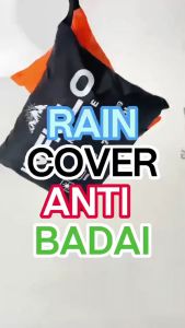 Sarung Tas Raincover Backpack Hitam Pria Wanita Kapasitas 65-80 Liter Torin Premium 265