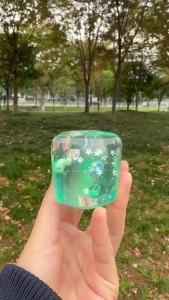 Squishy Maltose Cubes Fidget Toy Super Soft Transparent Star Squeeze Toy Ocean Sensory Anti-stress Toy for Friend Christmas Gift