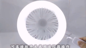 E27 Ceiling Fan with Light Small Ceiling Fan 3 Speed Mini Ceiling Fan with Remote Control