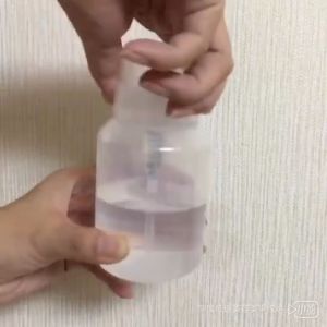 200 ML Press Pump Container Transparent Bottle Toner Make-Up Removal UV Gel Remove Cleaner Beauty Nail Salon 卸甲/卸妆带锁头按压瓶