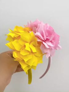 Hokkaido - Set 2 cài tóc hình hoa hồng vàng dễ thương dành cho bé gái