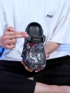 Plus Size Mùa Hè Nam Dép Guốc Ngoài Trời Sân Vườn Giày Thoải Mái Thoáng Khí Nam Giày Slip-On Dép EVA