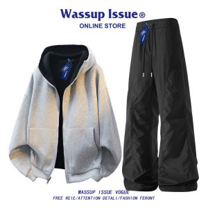 WASSUP ISSUE | Loose Mens Tracksuit 2 Pieces