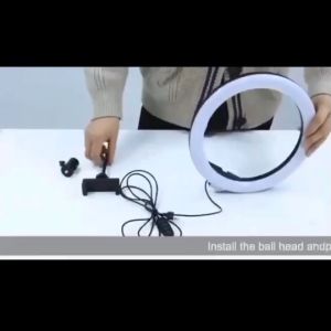 ชุดไฟไลฟ์สดไฟ Led+พร้อมขาตั้ง 2.1m.+ที่จับมือถือ วงไฟมีหลายขนาดให้เลือก ปรับได้ถึง 3สี เปลี่ยนได้ 10 ระดับ