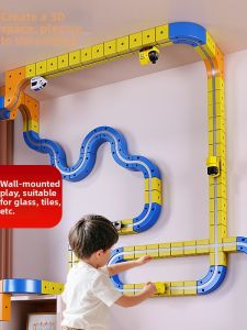 Alloy Electric Toy Train with Magnetic Building Blocks