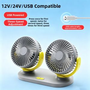 Powerful Cooling Car Fans 12V 24V