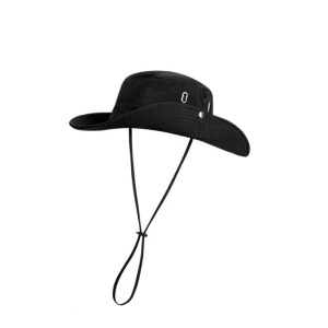 Masely Cowboy Hat UV Protection Mountaineering Hat Outdoor Fisherman Hat Male and Female Rolled-Brim Hat